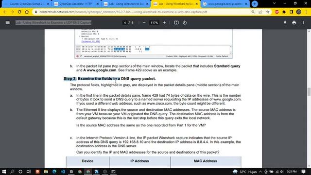 Lab - Using Wireshark to Examine a UDP DNS Capture [ Bahasa ] смотреть онлайн