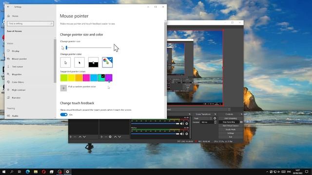 How to set a custom Mouse Pointer color in Windows 10 смотреть онлайн