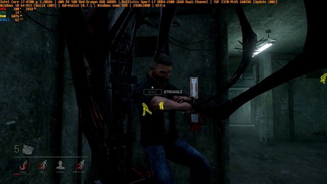 Dead By Daylight - Intel Core i7 8700 | RX 580 8GB | 16GB DDR4 смотреть онлайн