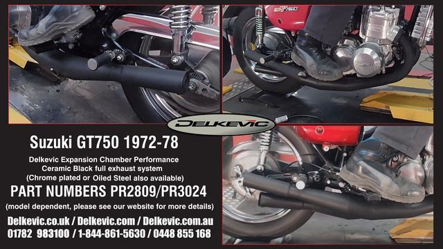 Delkevic Expansion Chamber Exhaust Ceramic Sound Two-Stroke Suzuki GT750 Kettle Water Buffalo смотреть онлайн