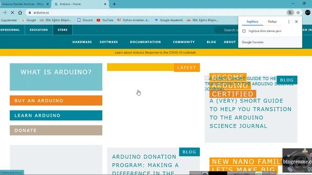 ARDUINO GİRİŞ. DERS TANITIM смотреть онлайн