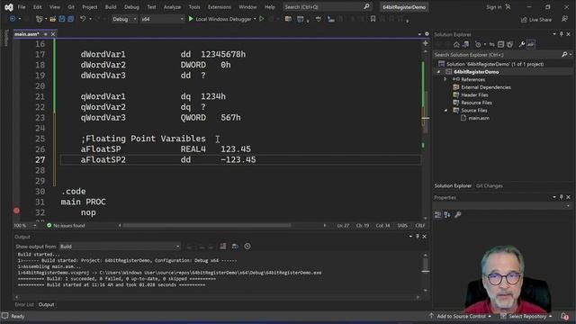 Assembly 17b: Variables, Arrays, Strings in Windows Assembly смотреть онлайн