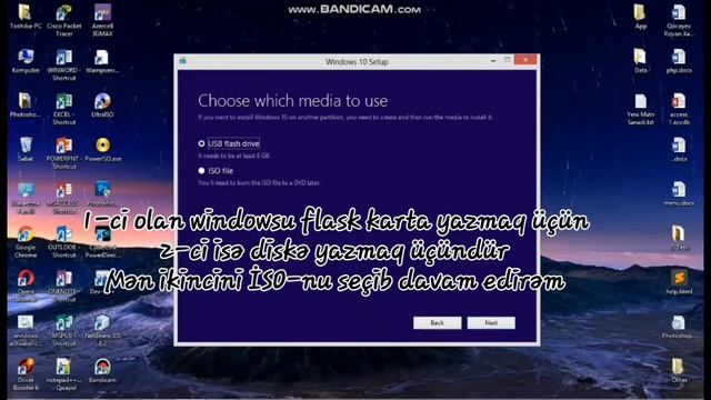Windows 10 Yüklənməsi və Diskə yazılması смотреть онлайн