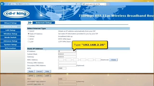 (WR-NET-053B-CC) WINDOWS 8 STATIC IP Connection смотреть онлайн