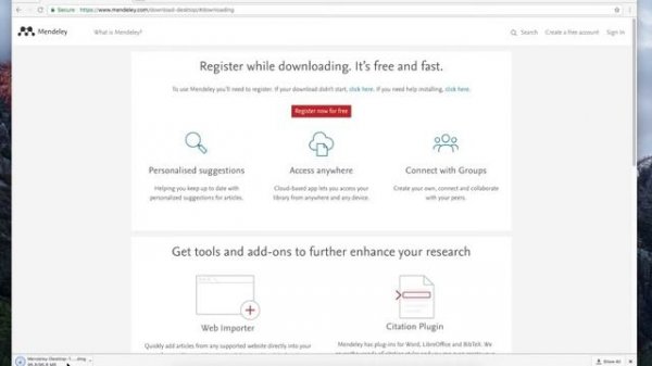 Installing Mendeley Desktop for Mac