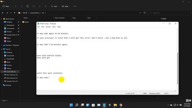 Install and Setup Flutter from Scratch Step by Step in Windows смотреть онлайн