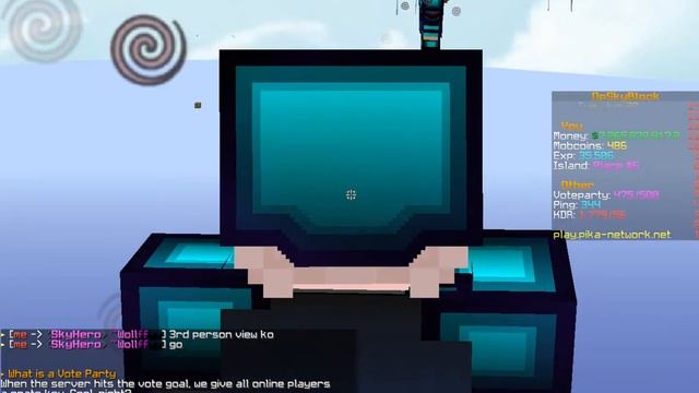 Pika OP Skyblock: xFindez vs JewKnight//Tox1c3nVy vs AAchickn_ смотреть онлайн
