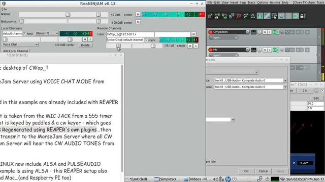 Setup your own online Morse Code CW NET using REAPER - works on Windows, Mac, Linux & Raspberry PI смотреть онлайн