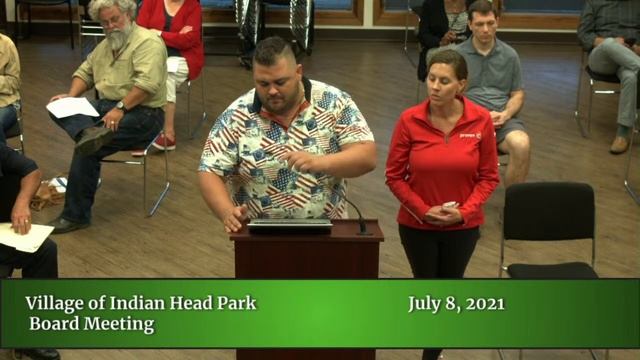 Village of Indian Head Park Board Meeting 7-8-21 смотреть онлайн