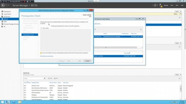 Microsoft Active Directory & DNS Installation on Windows Server OS 2012R2