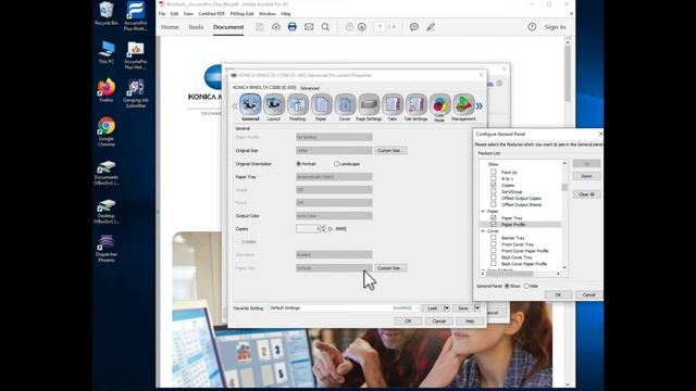 IC-605 print driver General Tab смотреть онлайн