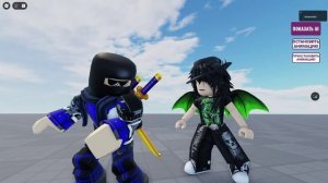 Roblox анимацыя драки