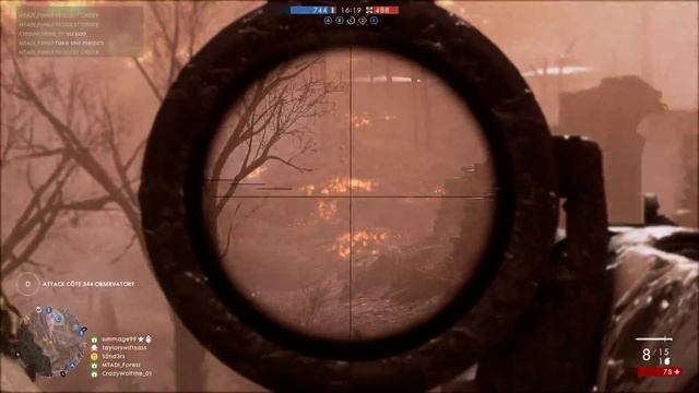 Battlefield 1 Sniper смотреть онлайн