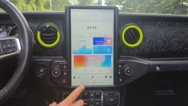 HUGE TESLA STYLE RADIO UPGRADE FOR JEEP JL/JT - AuCar 13.6" Tesla Style Android 11 смотреть онлайн
