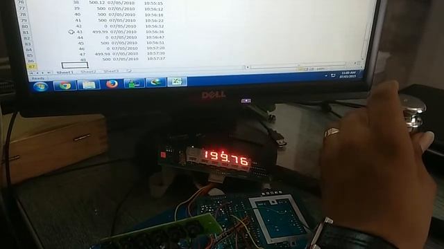 HP 10 mg with RS232 in Excell Sheet смотреть онлайн