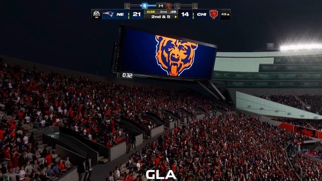 Bears vs. Patriots | Caleb Williams vs. Drake Maye | 2024 - 2025 Rosters | Madden 24 PS5 смотреть онлайн
