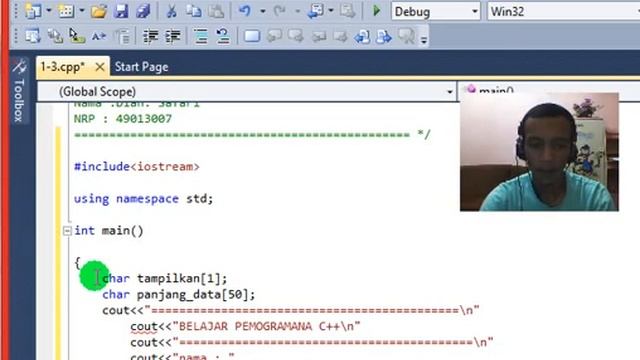 Dasar-Dasar Pemograman C++ Input dan Output Data смотреть онлайн