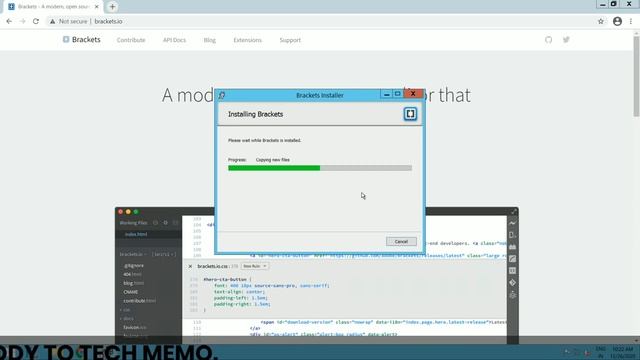 How to Download Brackets Text Editor in Windows 8.1 | Tech MEMO смотреть онлайн