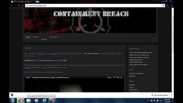 how to: get SCP containment breach смотреть онлайн