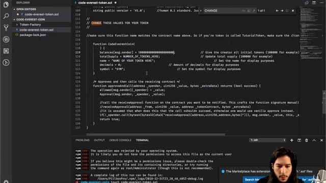 Coding Project - Code Everest Coin (Part 1) - ERC20 Ethereum Cryptocurrency смотреть онлайн