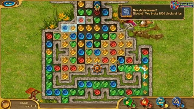 4 Elements II (2011 Playrix, PC) - 09 of 16: Earth - Deer (Level 33~36)[1080p60] смотреть онлайн