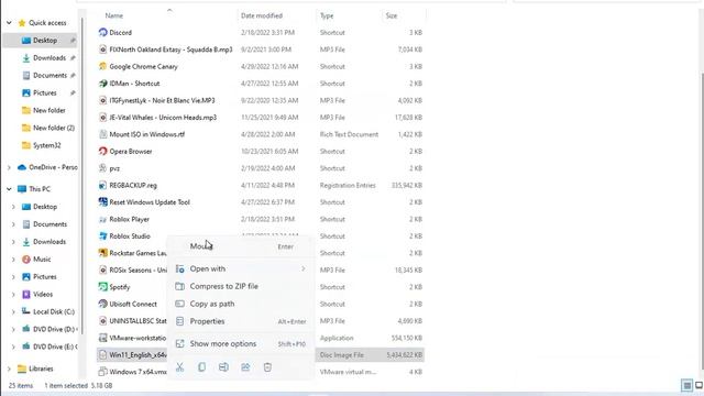 Mount ISO in Windows смотреть онлайн