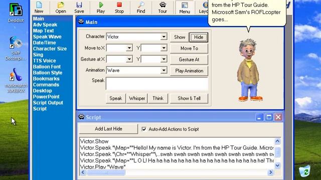 Microsoft Sam and Victor Make ROFLcopter Sounds! смотреть онлайн