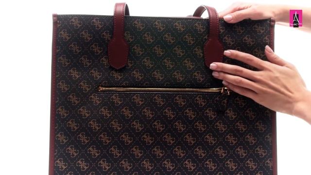 Видеообзор I Женские сумка с ручками тоут GUESS SILVANA TOTE 3180425 смотреть онлайн