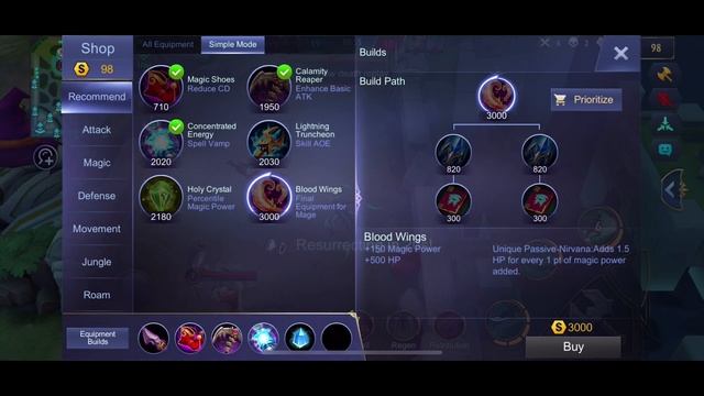 Mobile Legends - Gameplay part 53 - Karina Phantom Blade(iOS, Android) смотреть онлайн