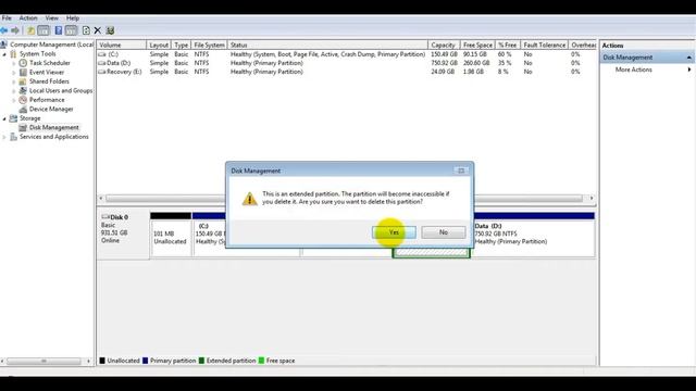 Merge hard drive Windows 7 without formatting смотреть онлайн