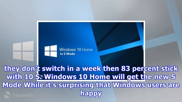 Microsoft ditches windows 10 s in favor of new ‘s mode’ смотреть онлайн