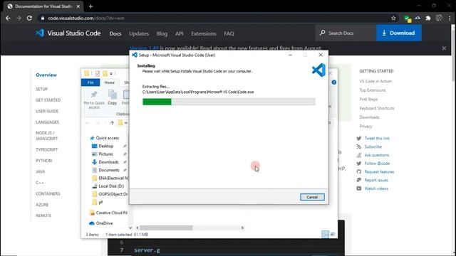 How to Download and install Visual Studio Code (VS Code) on Windows 10 смотреть онлайн