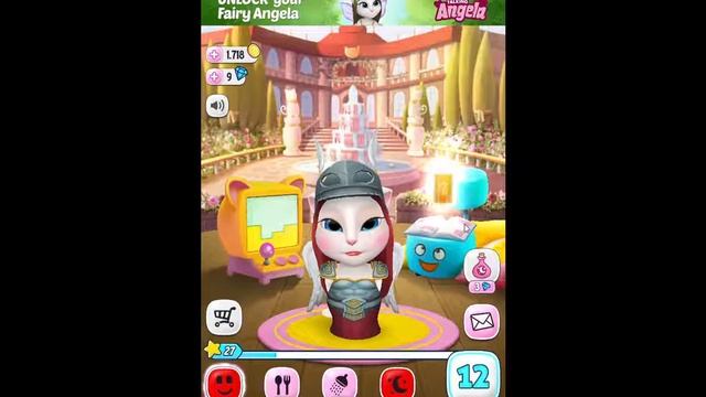 My Talking Angela Level 12 Gameplay Great Makeover for Children HD iGamePlayDroid смотреть онлайн