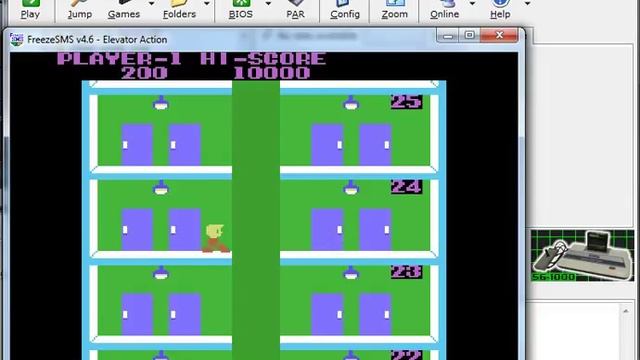 Elevator Action - Sega Game 1000 - emulador FreezeSMS 4.6 - testeado Windows 7 x64 смотреть онлайн