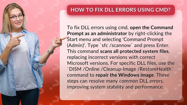 How to fix DLL errors using cmd? смотреть онлайн