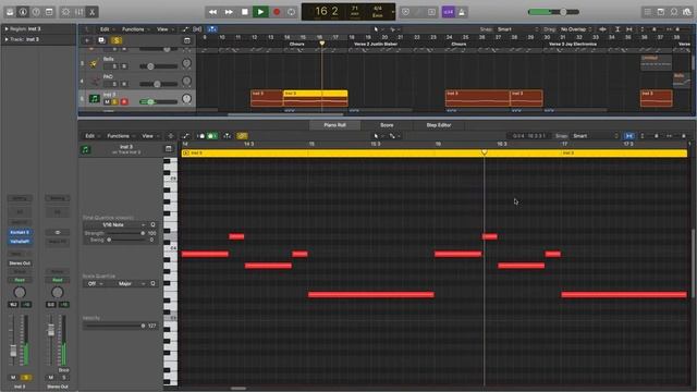 Hard 2 Face Reality - Instrumental Remake (Logic Pro X Tutorial) How To Make a Song смотреть онлайн