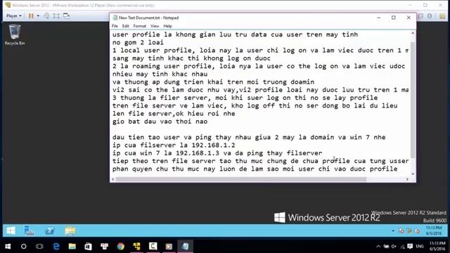 Config roaming user profile on Server 2012 смотреть онлайн