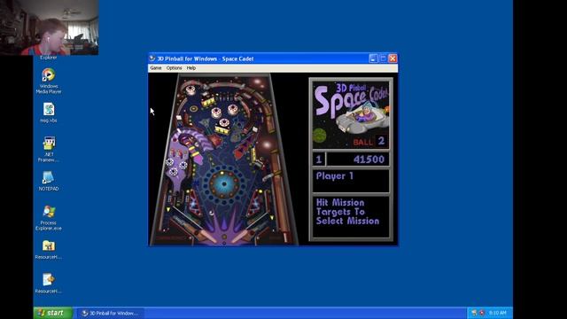 3D Pinball Space Cadet on Windows XP смотреть онлайн