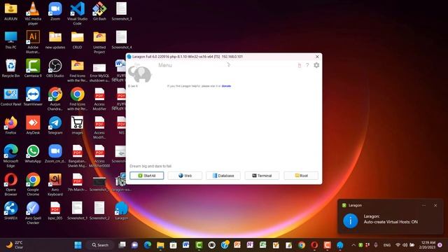 How to install laragon in your local pc windows 10, 11 смотреть онлайн