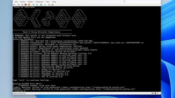 Bliss OS VM - Fix Black Screen nomodeset