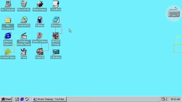 Mencoba membuka youtube dan paint di aplikasi windows 98 смотреть онлайн