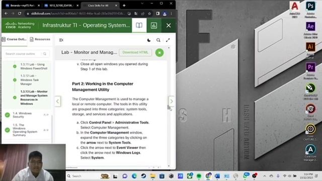 1.3.13 Lab - Monitor and Manage System Resources in Windows смотреть онлайн
