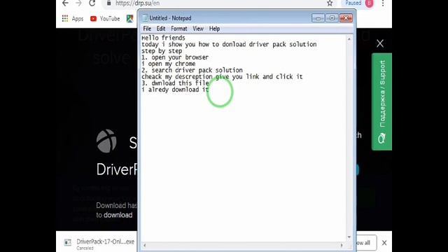 Download driver pack solution in windows 7,8,10 By:-- Sidh Tech смотреть онлайн