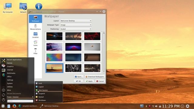 Full Install / Preview on Linux Netrunner 15 Prometheus KDE 5 смотреть онлайн