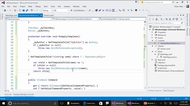XAML for Windows 10 - 2.2 Controls - Custom Controls смотреть онлайн
