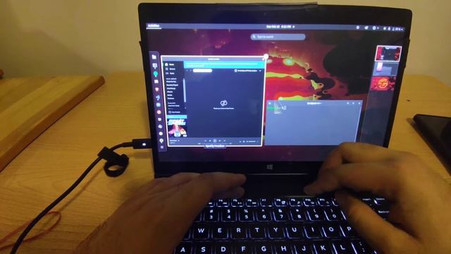 Linux PopOS running on Dell Latitide 7275 Windows tablet (As a Developer) смотреть онлайн