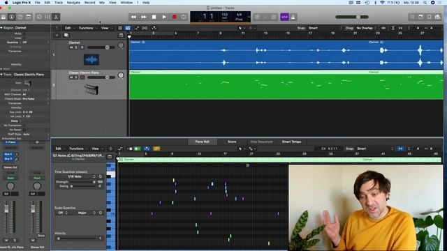 Audio to Midi to Score Tutorial (Logic Pro X) смотреть онлайн