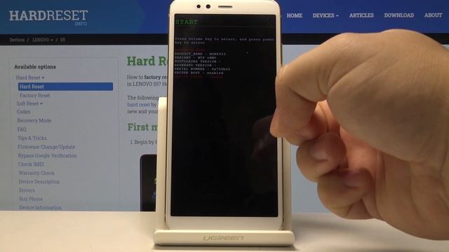 How to Enable Boot Mode in Lenovo S5 - Enter / Quit Boot Mode смотреть онлайн