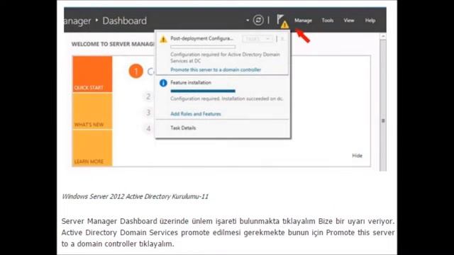 Windows Server 2012 Active Directory Kurulumu смотреть онлайн