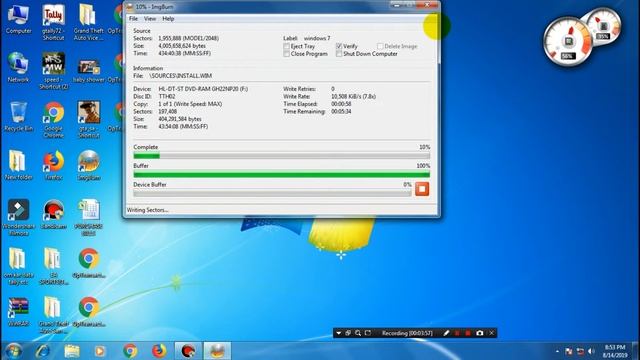 Make your Windows 7 cd at home with ImgBurn смотреть онлайн